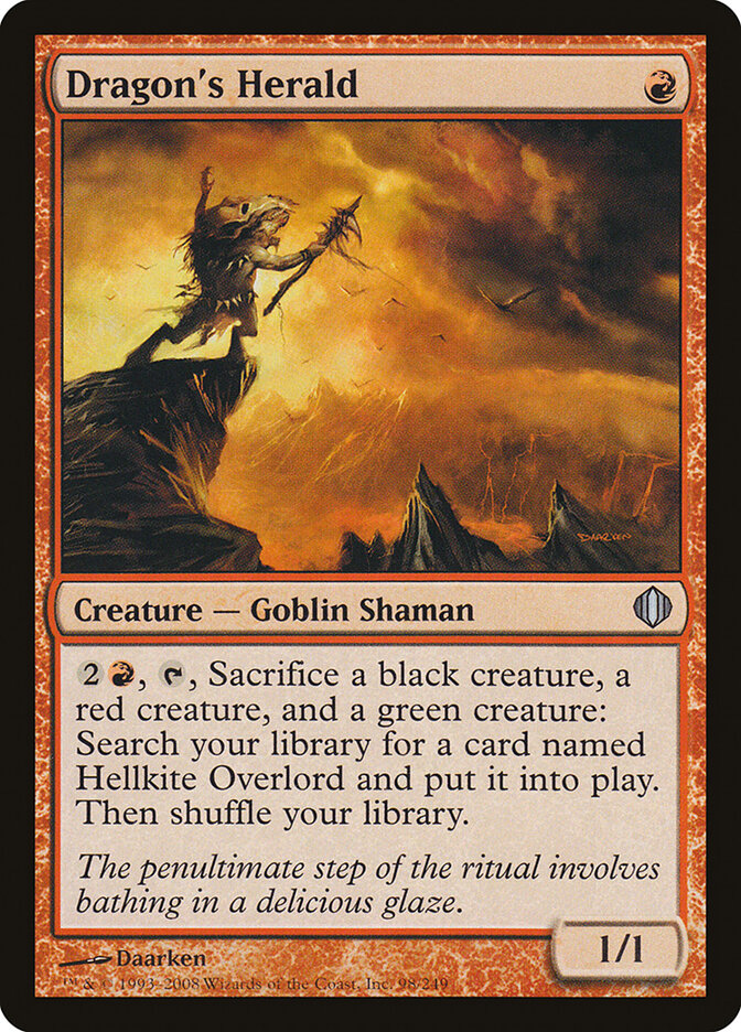 Arauto do Dragão / Dragon's Herald - Magic: The Gathering - MoxLand
