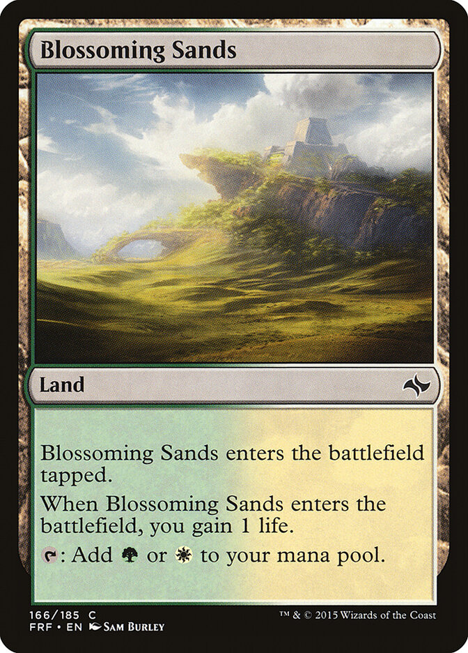 Areias Verdejantes / Blossoming Sands - Magic: The Gathering - MoxLand