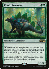 Armassauro Rúnico / Runic Armasaur - Magic: The Gathering - MoxLand