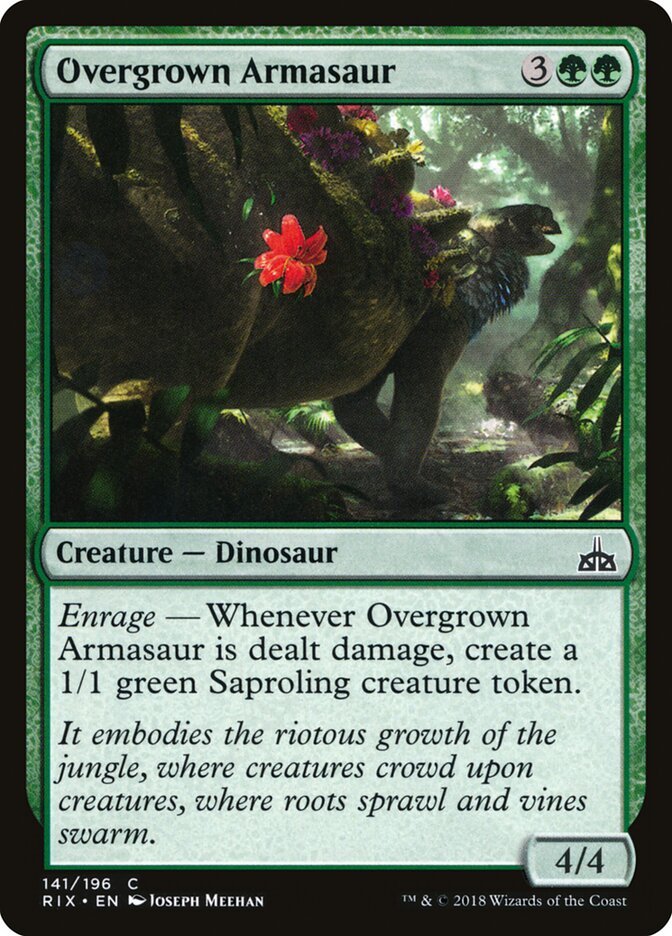 Armassauro Superdesenvolvido / Overgrown Armasaur - Magic: The Gathering - MoxLand