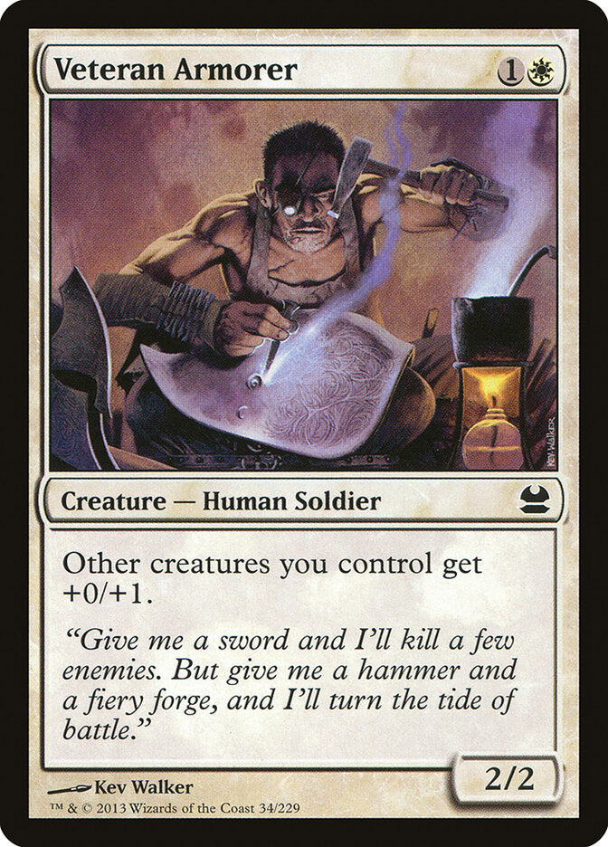 Armeiro Veterano / Veteran Armorer - Magic: The Gathering - MoxLand