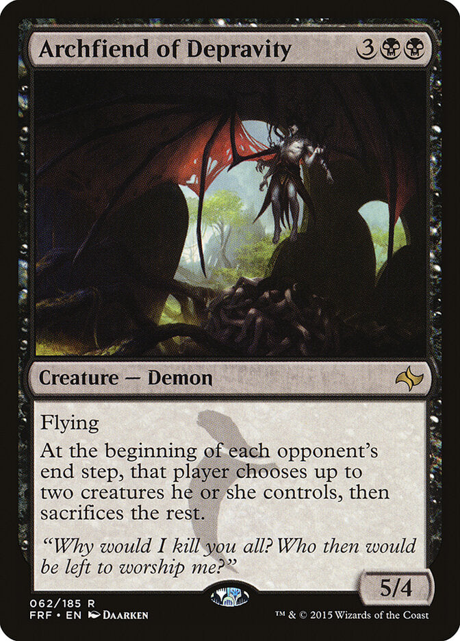 Arquidemônio da Depravação / Archfiend of Depravity - Magic: The Gathering - MoxLand