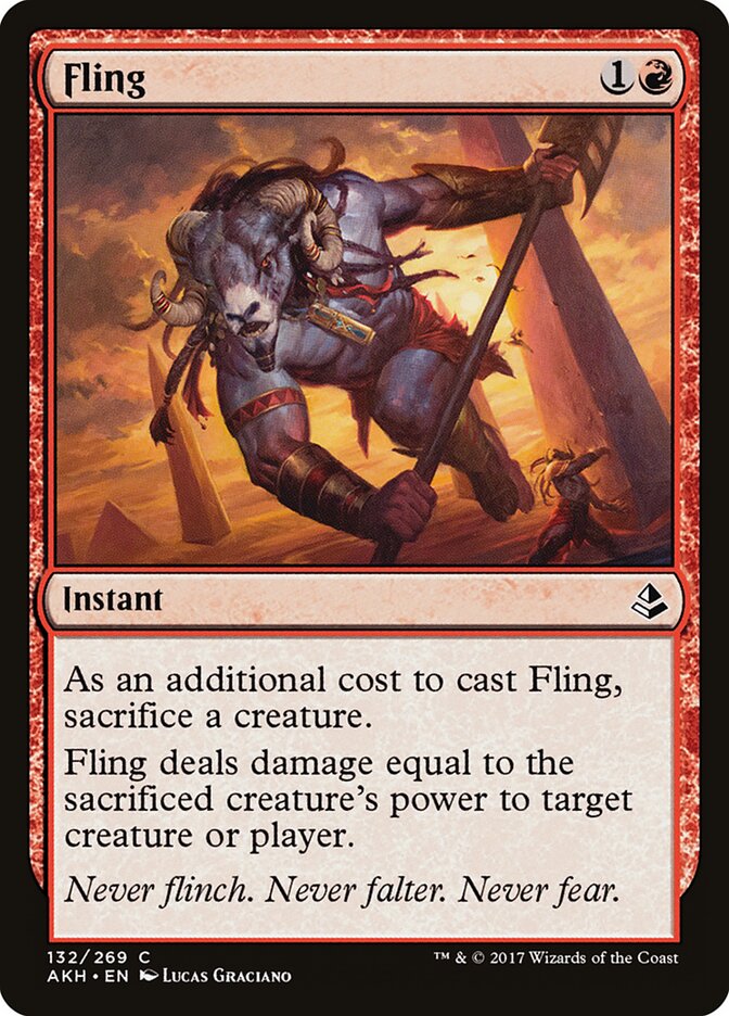 Arremessar / Fling - Magic: The Gathering - MoxLand