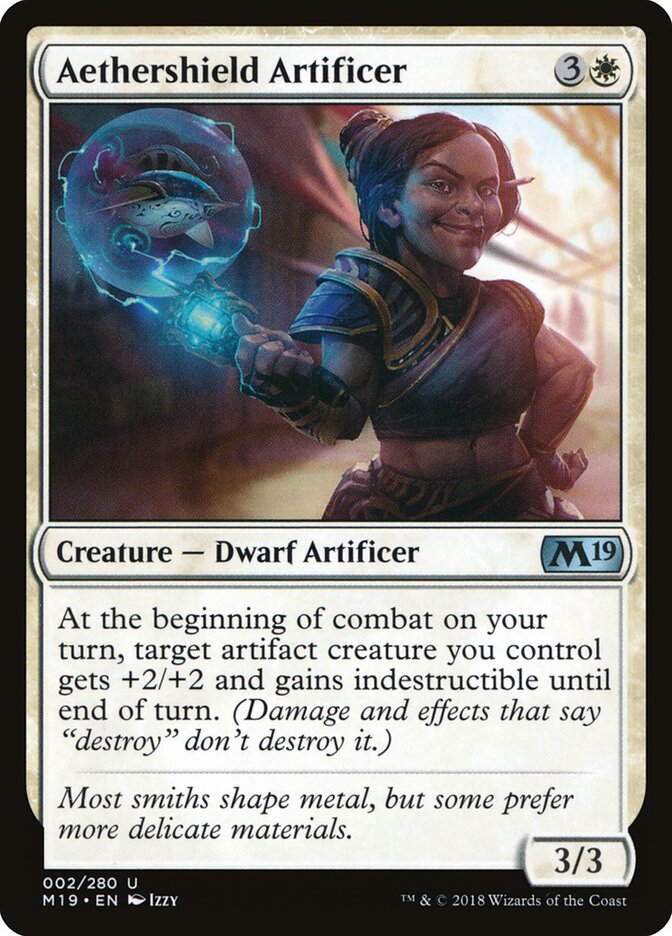 Artífice do Escudo Etéreo / Aethershield Artificer - Magic: The Gathering - MoxLand