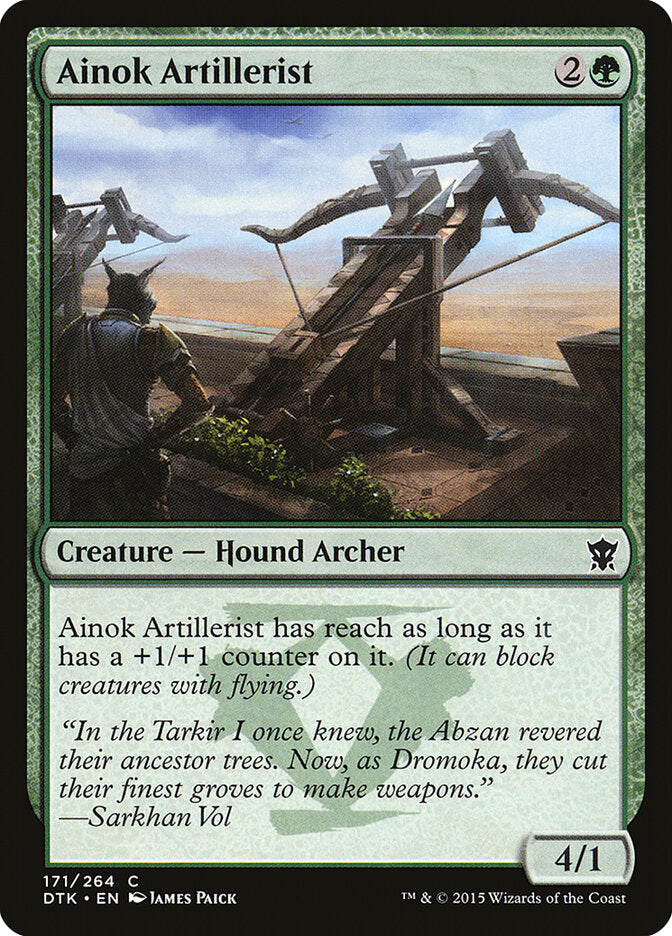 Artilheiro Ainok / Ainok Artillerist - Magic: The Gathering - MoxLand