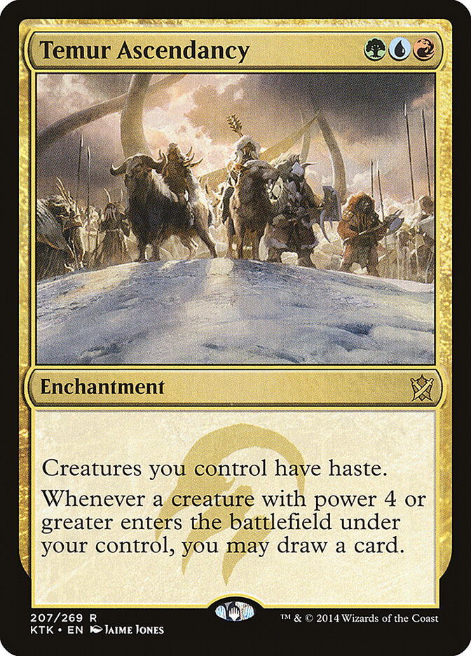 Ascendência Temur / Temur Ascendancy - Magic: The Gathering - MoxLand