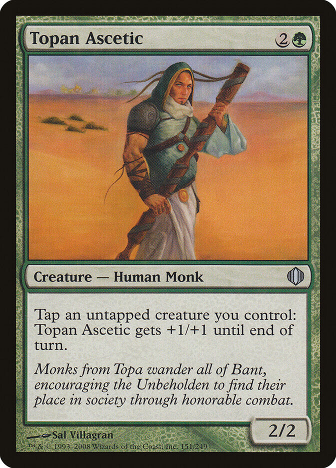 Asceta Topaniano / Topan Ascetic - Magic: The Gathering - MoxLand