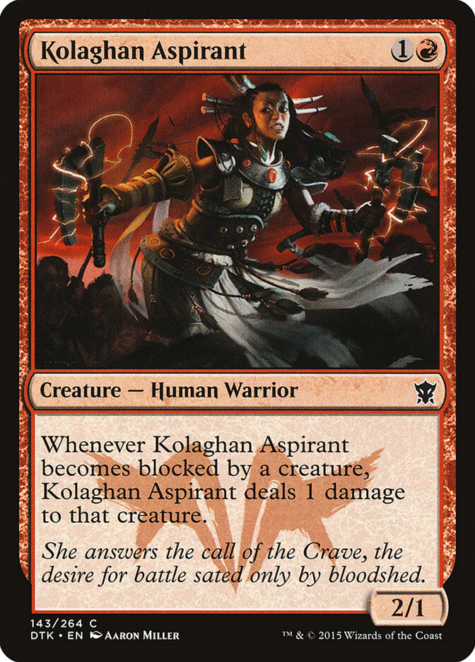 Aspirante de Kolaghan / Kolaghan Aspirant - Magic: The Gathering - MoxLand