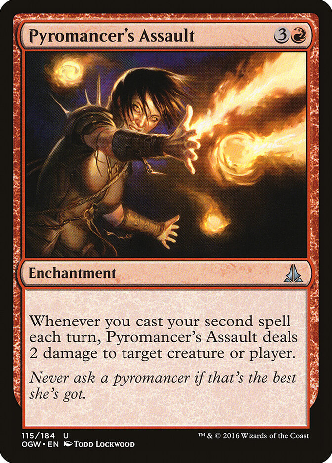 Assalto da Piromante / Pyromancer's Assault - Magic: The Gathering - MoxLand