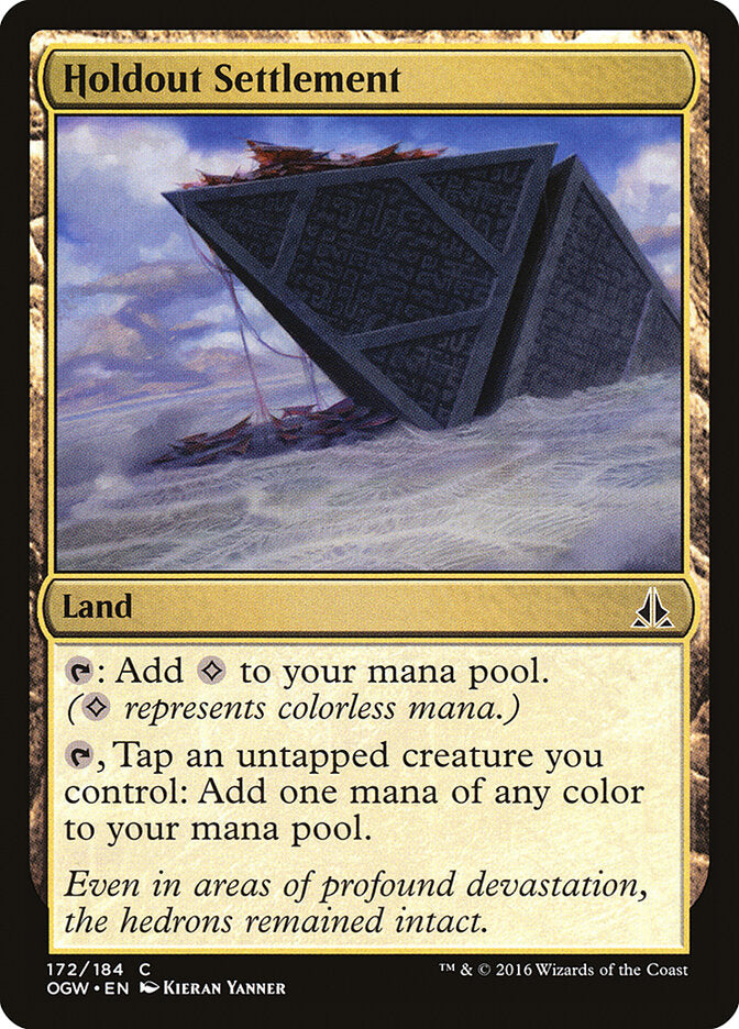 Assentamento da Resistência / Holdout Settlement - Magic: The Gathering - MoxLand