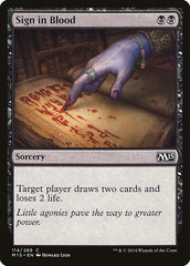 Assinar com Sangue / Sign in Blood - Magic: The Gathering - MoxLand