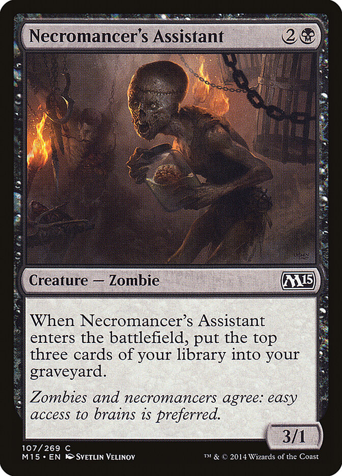 Assistente do Necromante / Necromancer's Assistant - Magic: The Gathering - MoxLand