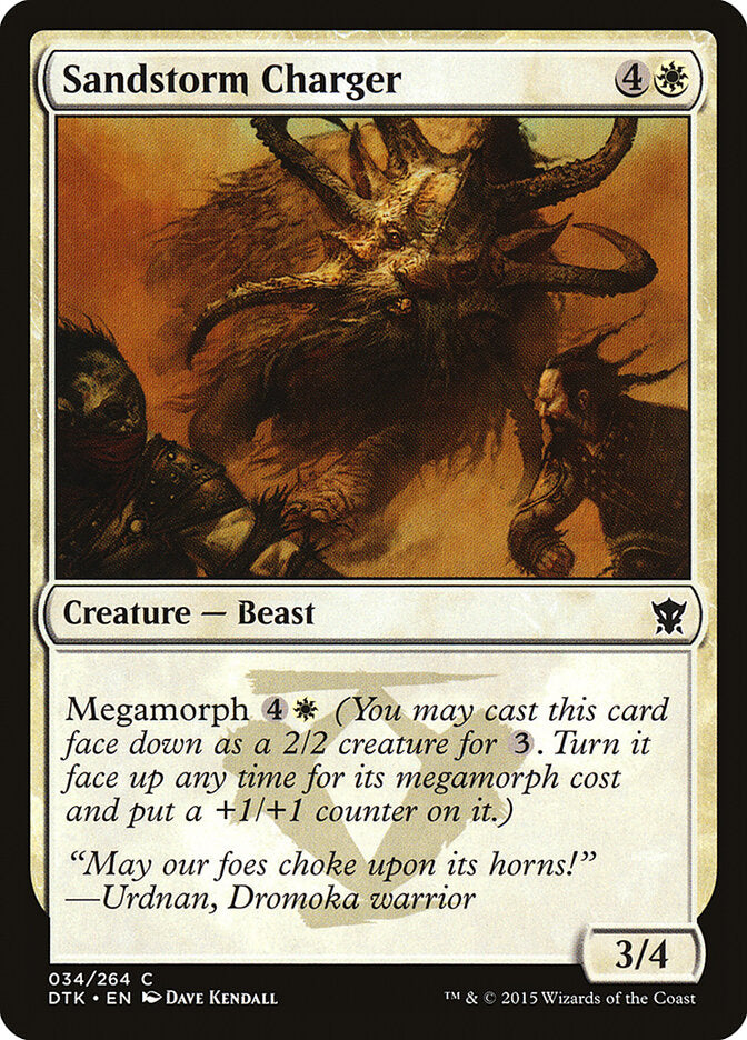 Atacante da Tempestade de Areia / Sandstorm Charger - Magic: The Gathering - MoxLand