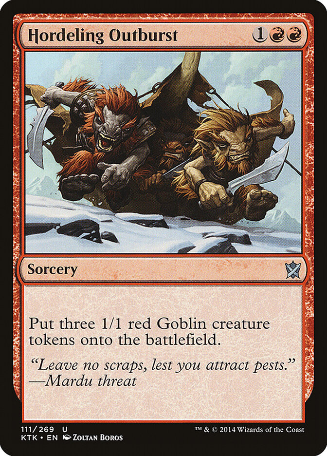 Ataque da Mini-horda / Hordeling Outburst - Magic: The Gathering - MoxLand