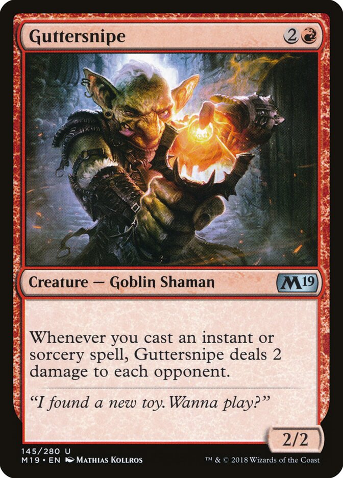 Atirador da Sarjeta / Guttersnipe - Magic: The Gathering - MoxLand