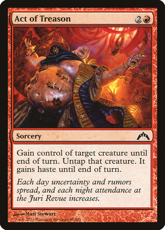 Ato de Traição / Act of Treason - Magic: The Gathering - MoxLand