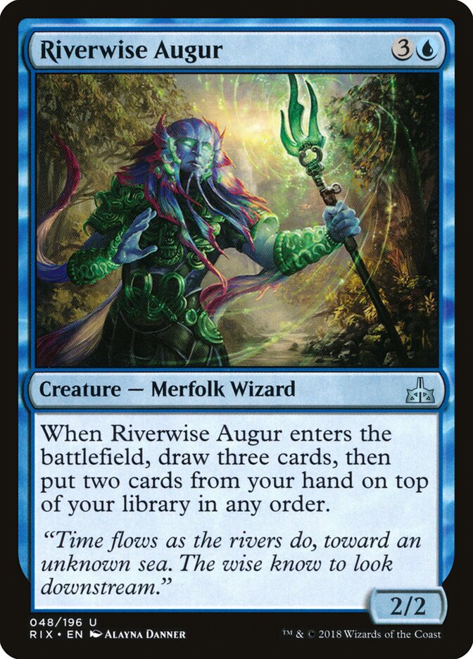 Áugure Fluviossábio / Riverwise Augur - Magic: The Gathering - MoxLand