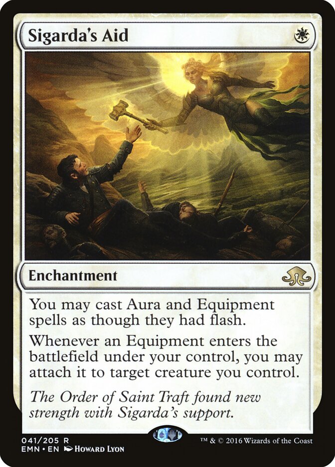 Auxílio de Sigarda / Sigarda's Aid - Magic: The Gathering - MoxLand
