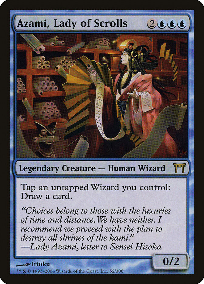 Azami, Dama dos Pergaminhos / Azam