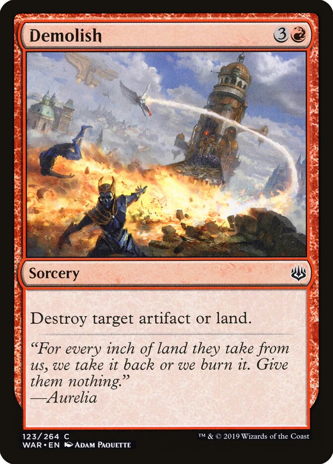 Demolir / Demolish - Magic: The Gathering - MoxLand