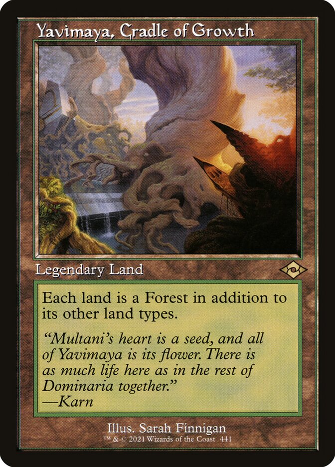 Yavimaya, Berço de Crescimento / Yavimaya, Cradle of Growth - Magic: The Gathering - MoxLand
