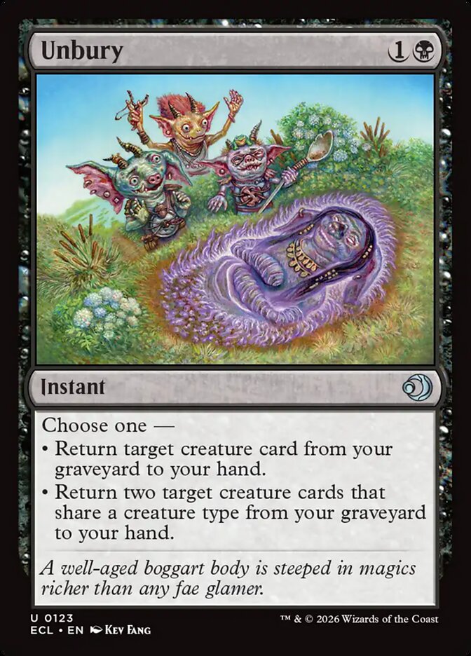 Desencovar / Unbury - Magic: The Gathering - MoxLand