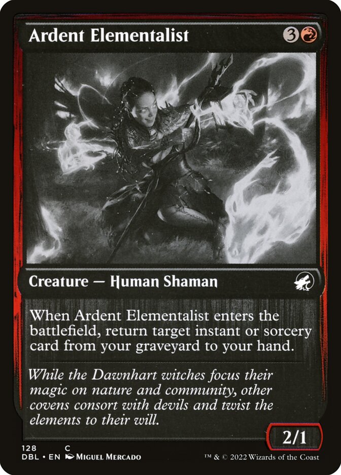 Elementalista Ardente / Ardent Elementalist - Magic: The Gathering - MoxLand