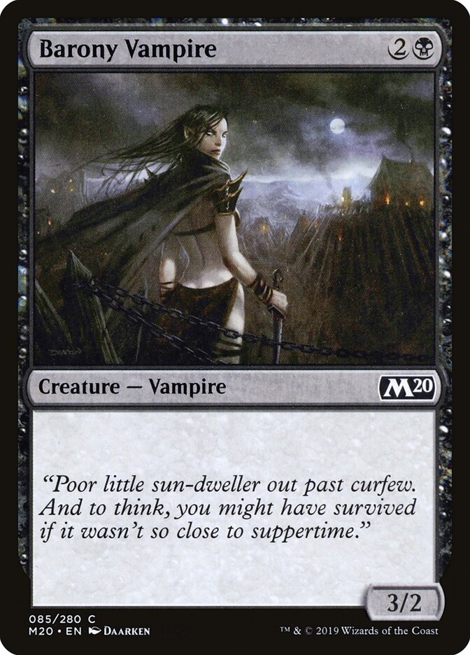 Vampiro do Baronato / Barony Vampire - Magic: The Gathering - MoxLand