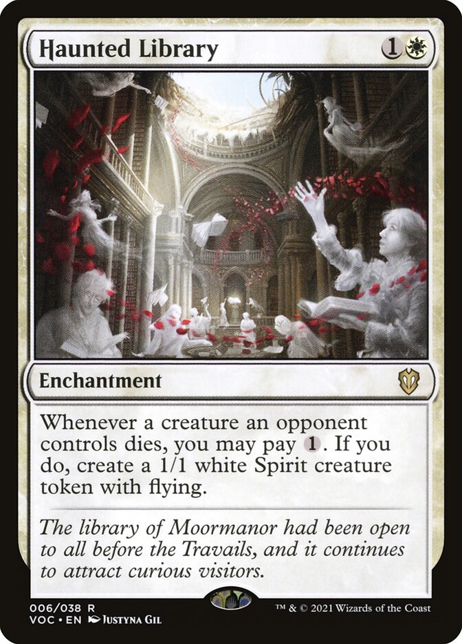 Biblioteca Assombrada / Haunted Library - Magic: The Gathering - MoxLand