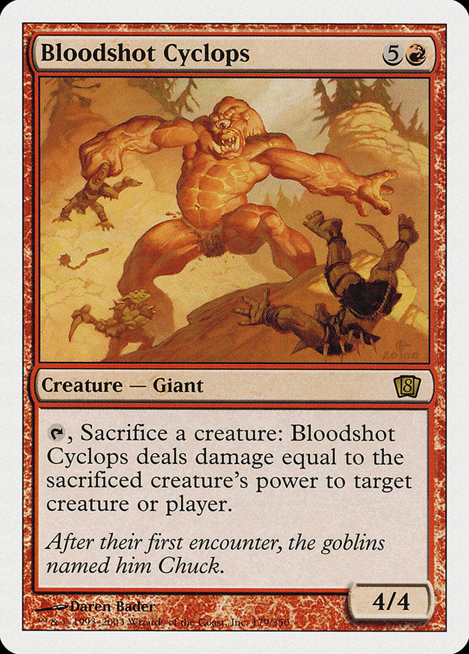 Cíclope de Olho Injetado / Bloodshot Cyclops - Magic: The Gathering - MoxLand