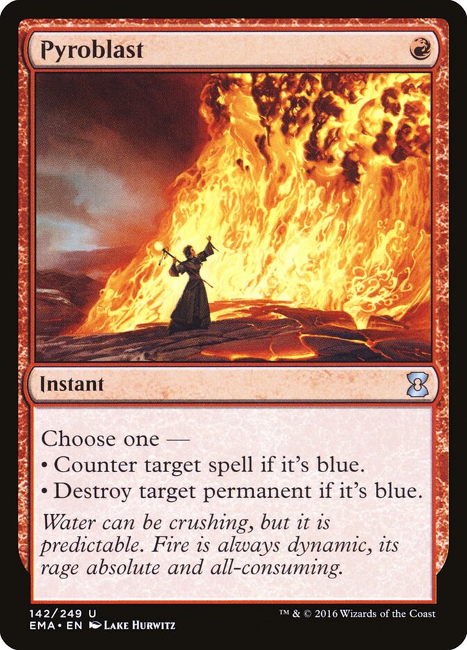 Explosão de Chamas / Pyroblast - Magic: The Gathering - MoxLand