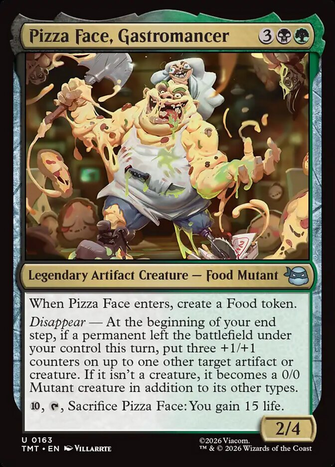 Pizza Face, Gastromancer - Magic: The Gathering - MoxLand