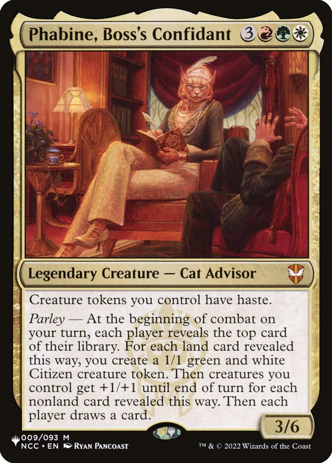 Phabine, Confidente do Chefe / Phabine, Boss's Confidant - Magic: The Gathering - MoxLand