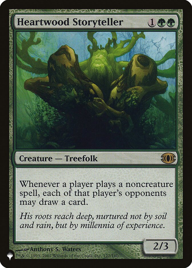 Menestrel de Bosque Coração / Heartwood Storyteller - Magic: The Gathering - MoxLand