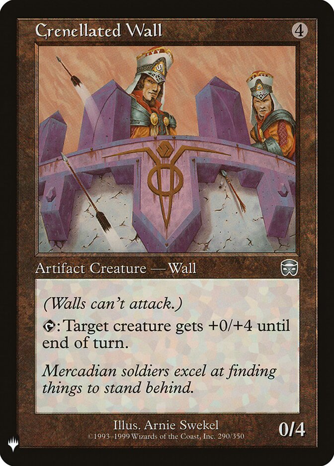 Barreira Crenulada / Crenellated Wall - Magic: The Gathering - MoxLand