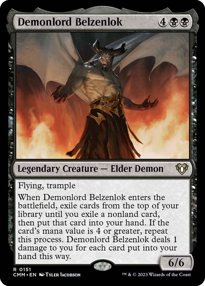 Senhor Demônio Belzenlok / Demonlord Belzenlok - Magic: The Gathering - MoxLand