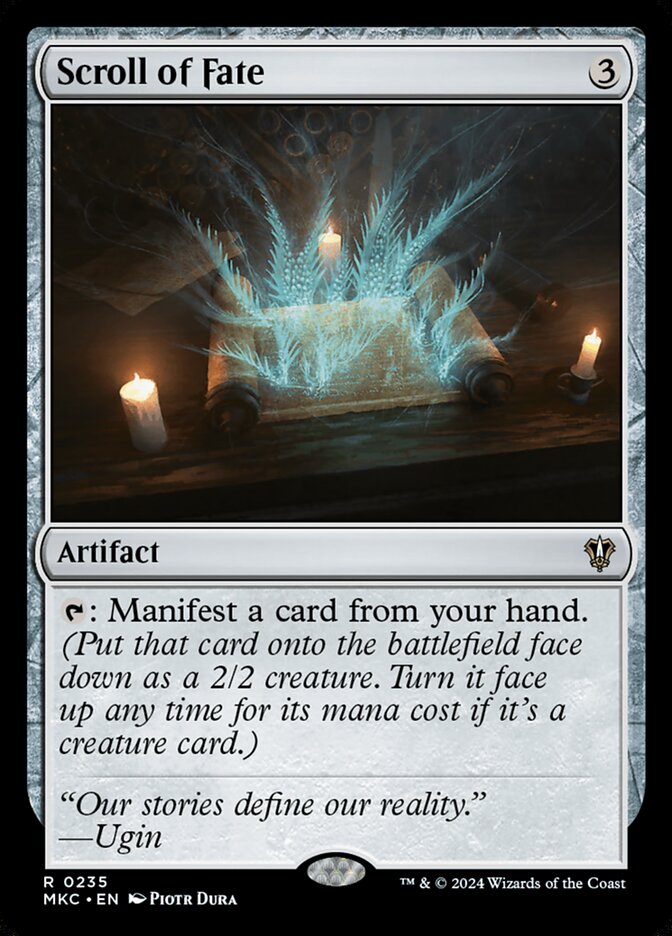 Pergaminho do Destino / Scroll of Fate - Magic: The Gathering - MoxLand