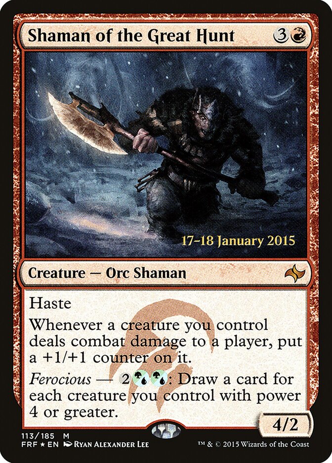 Xamã da Grande Caçada / Shaman of the Great Hunt - Magic: The Gathering - MoxLand