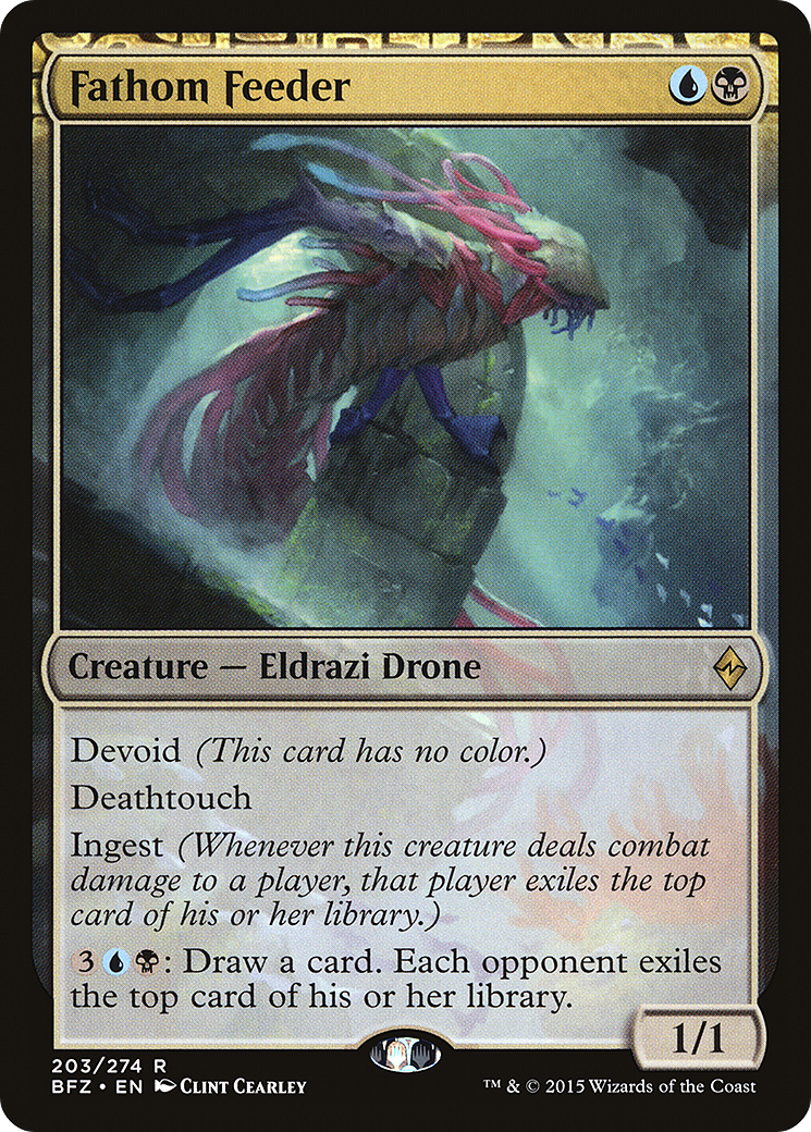 Alimentador das Profundezas / Fathom Feeder - Magic: The Gathering - MoxLand