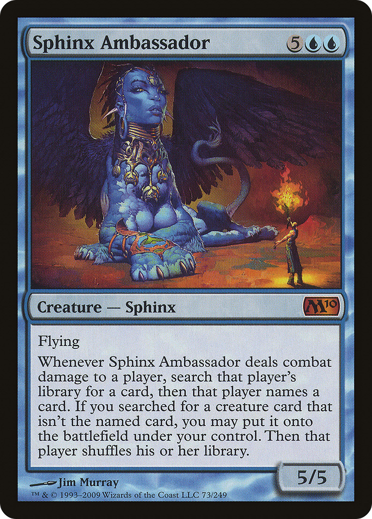 Esfinge Embaixadora / Sphinx Ambassador - Magic: The Gathering - MoxLand