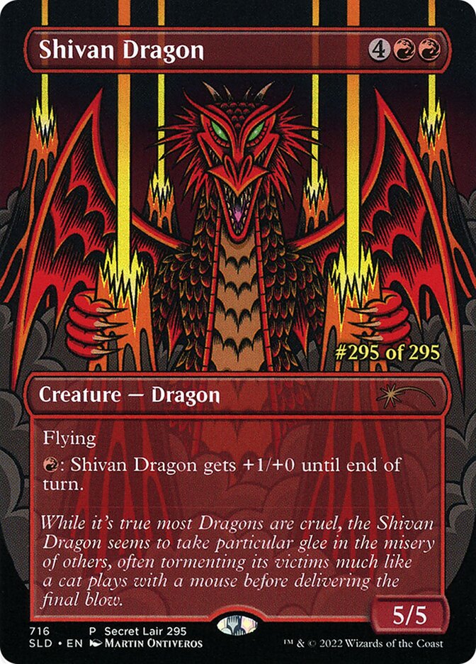 Dragão de Shiv / Shivan Dragon - Magic: The Gathering - MoxLand