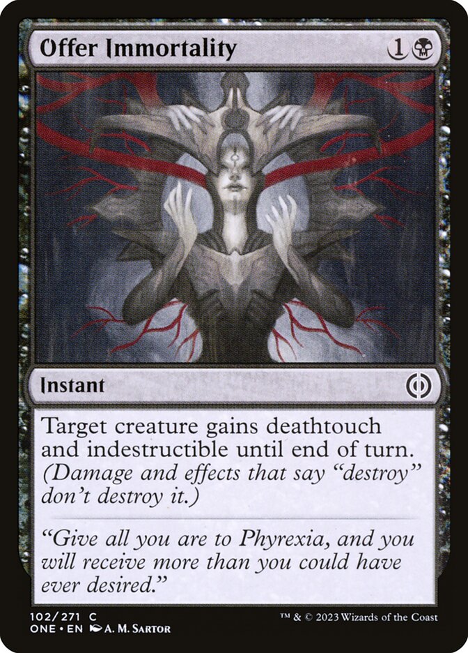 Oferecer a Imortalidade / Offer Immortality - Magic: The Gathering - MoxLand