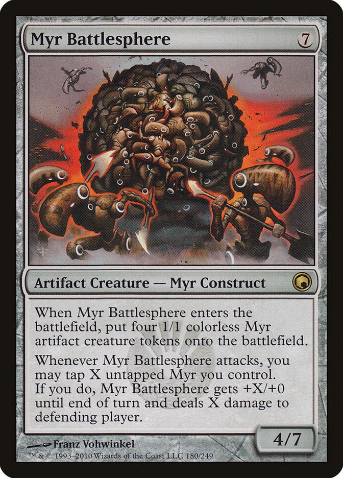 Esfera de Batalha Myr / Myr Battlesphere - Magic: The Gathering - MoxLand