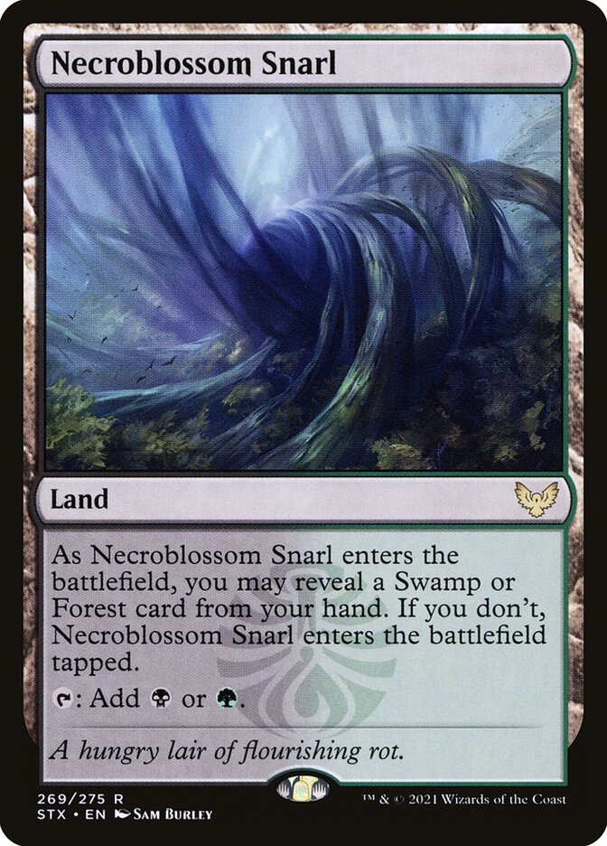 Liame da Necroflorescência / Necroblossom Snarl - Magic: The Gathering - MoxLand