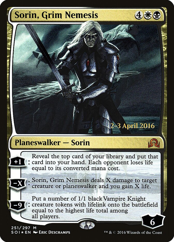 Sorin, Nêmesis Implacável / Sorin, Grim Nemesis - Magic: The Gathering - MoxLand
