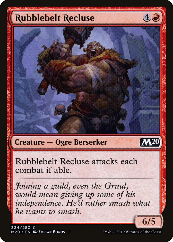 Recluso da Faixa de Escombros / Rubblebelt Recluse - Magic: The Gathering - MoxLand