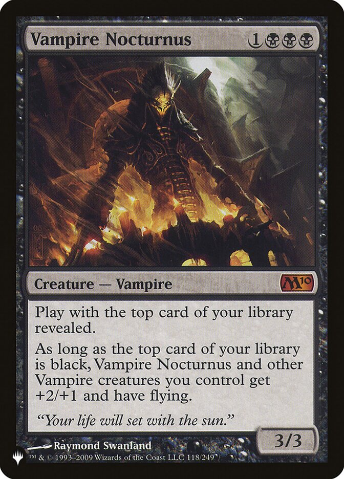 Vampiro Nocturnus / Vampire Nocturnus - Magic: The Gathering - MoxLand