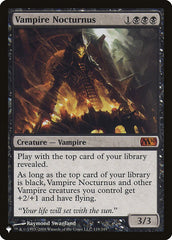 Vampiro Noctívago / Vampire Nocturnus - Magic: The Gathering - MoxLand
