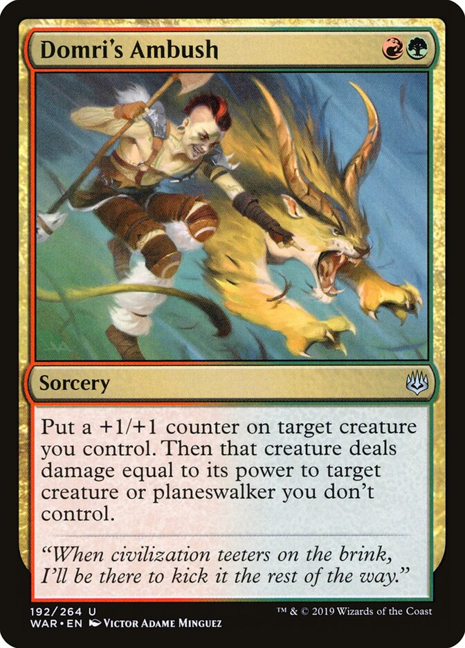 Emboscada de Domri / Domri's Ambush - Magic: The Gathering - MoxLand