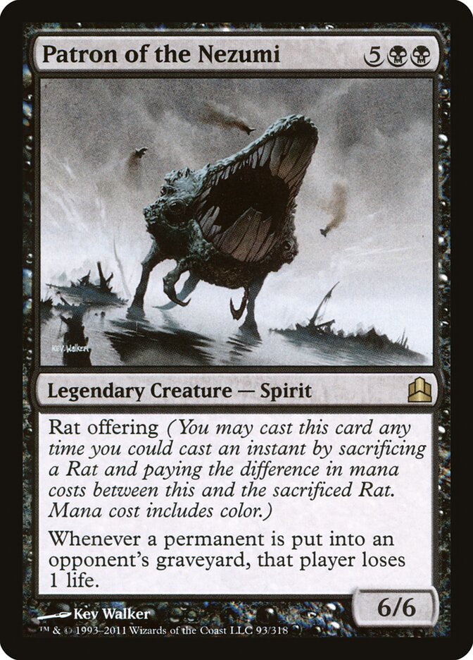 Patrono dos Nezumis / Patron of the Nezumi - Magic: The Gathering - MoxLand